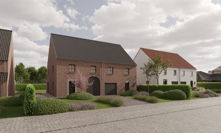 Nieuwbouwproject op ruime percelen te Meldert (Aalst)