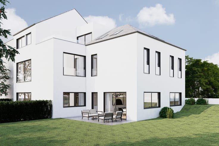 2 Semi-detached house with garage and garden–Shell completed