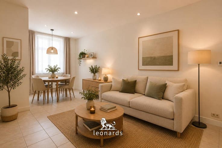 Starter home to renovate with courtyard in Kortrijk.