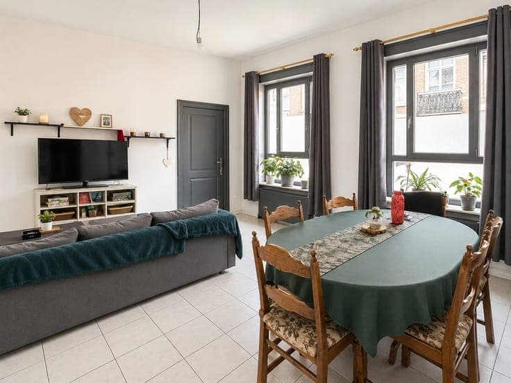 Namur : Maison 2 façades avec permis pour 2 appartements