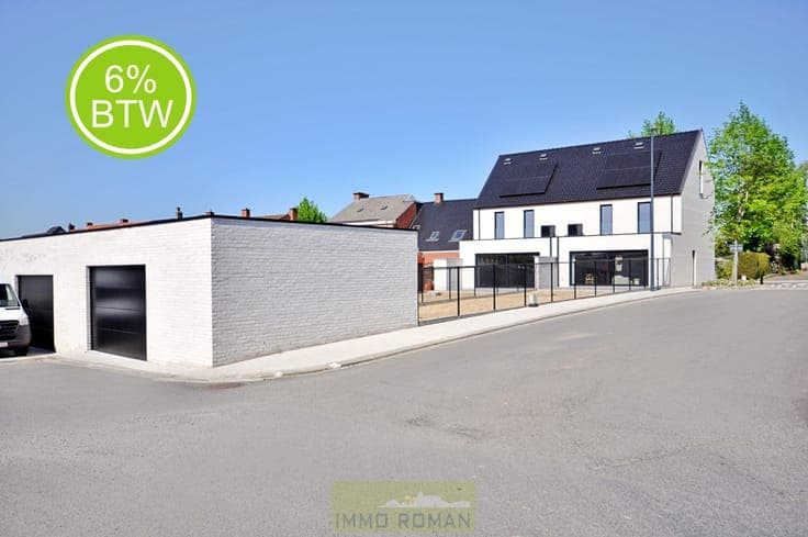 Nieuwbouw met 3 slaapkamers en garage te Otegem!