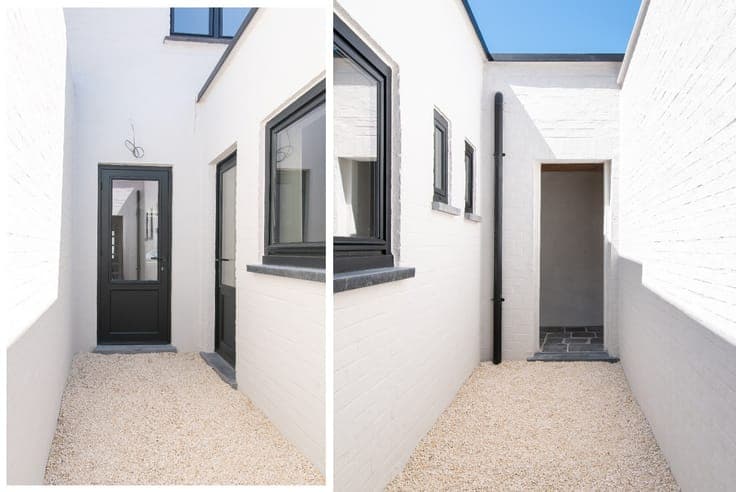 Thoroughly renovated city home with hip modern comfort.