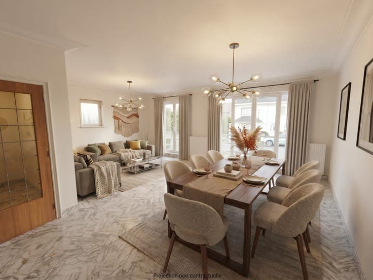 3-bedroom house with garden and garages in Auderghem
