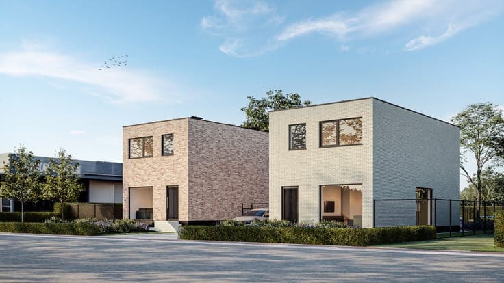 Afgewerkte energiepositieve (EPC -18) nieuwbouwwoning