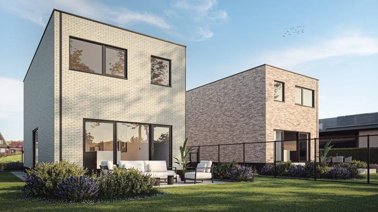 Afgewerkte energiepositieve (EPC -18) nieuwbouwwoning