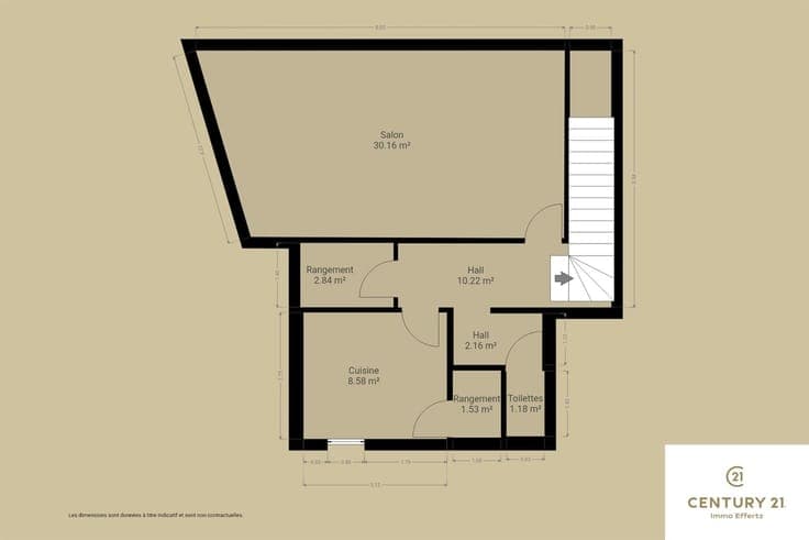 Maison 3 chambres situé au coeur du village