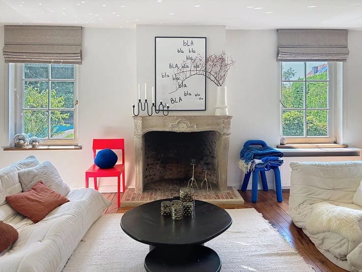 A charming farmhouse set in a bucolic setting