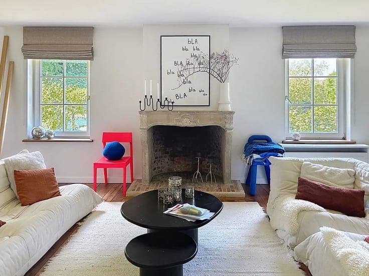 A charming farmhouse set in a bucolic setting
