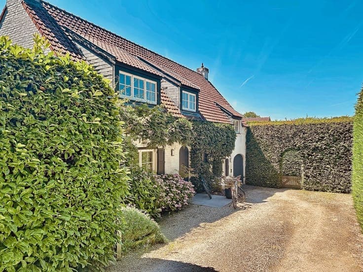 A charming farmhouse set in a bucolic setting