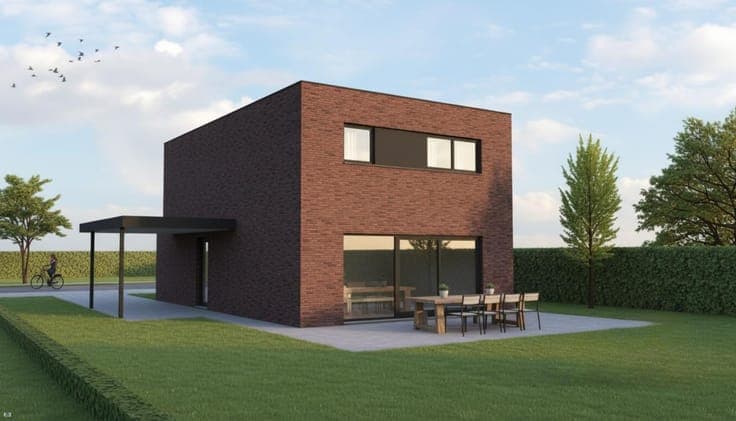 Nieuw te bouwen open bebouwing te Waregem