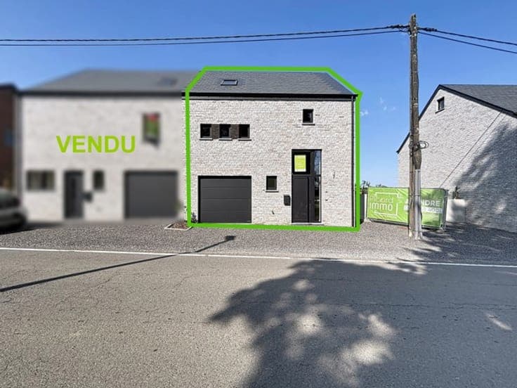 Superb new house with garage near Durbuy