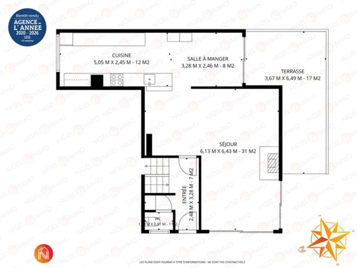 ✨ Bungalow 4F, 1964 rénové, 2 chs, jardin, garage