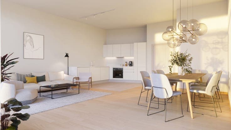 MAGNIFICENT NEW-BUILD HOUSE IN AN INNER COURTYARD