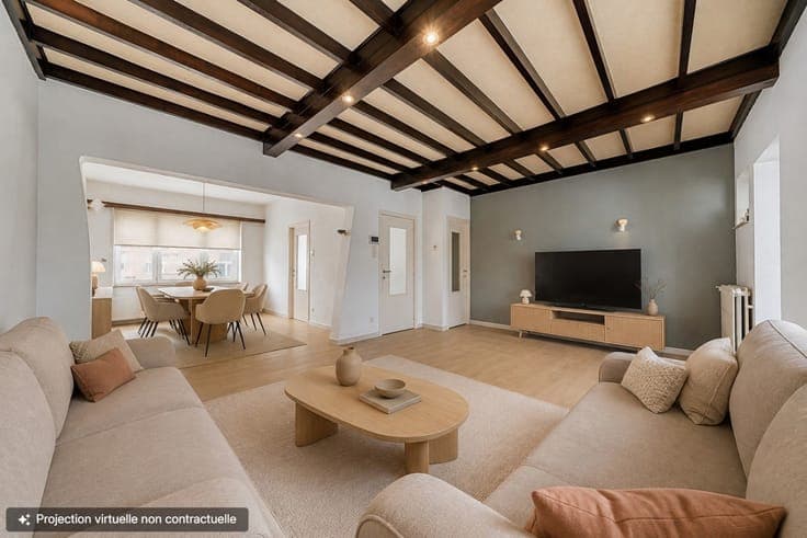 Maison 3 chambres avec garage et jardin