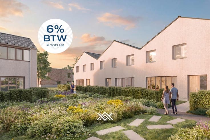 Compacte woning met 2 slaapkamers en tuin met zonneterras