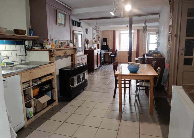 Charming stone house in Treignes with a garden and workshop