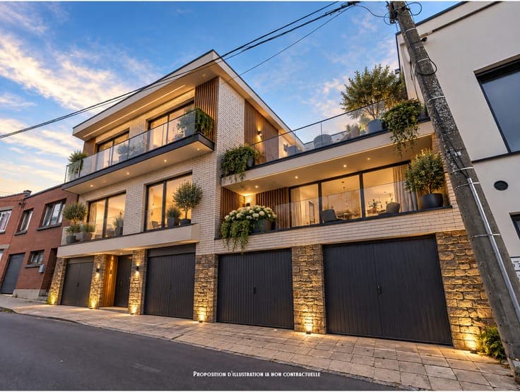 Spacieuse maison avec 4 garages et grandes terrasses