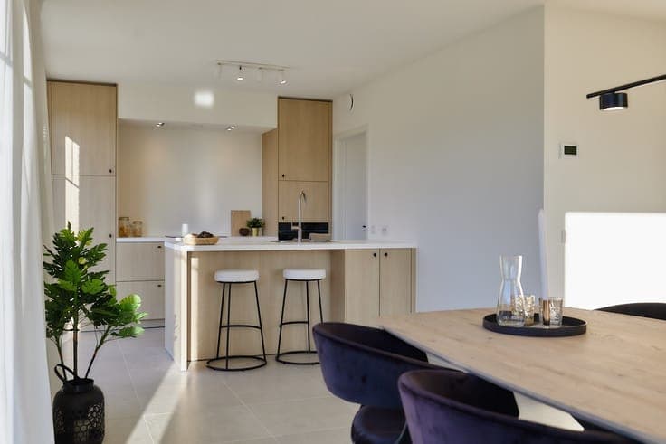 Halfopen nieuwbouwwoning te Beernem, Bruggestraat