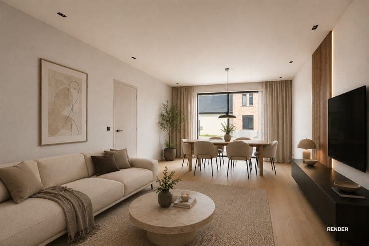 BEN new-build home, 3 beds (145 m²) in Denderhoutem