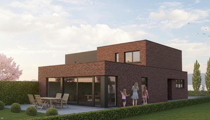 Nieuw te bouwen halfopen bebouwing te Puurs-Sint-Amands