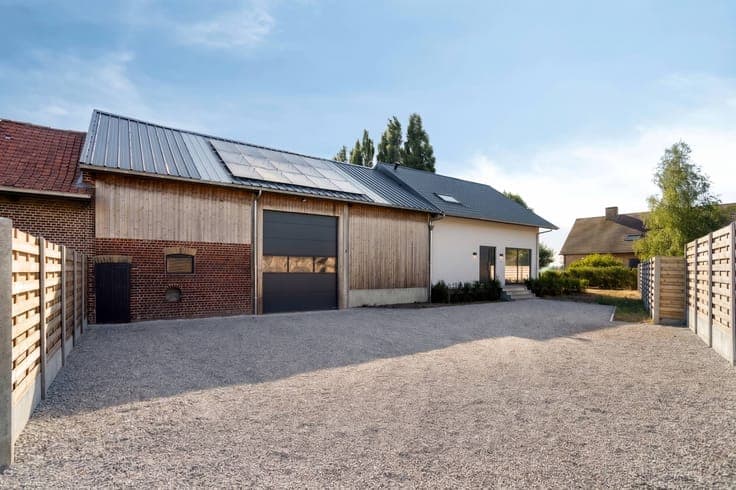 Newly built house with shed and meadow for sale in Westvlete