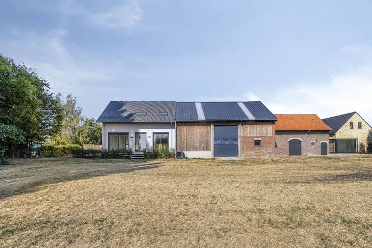 Newly built house with shed and meadow for sale in Westvlete
