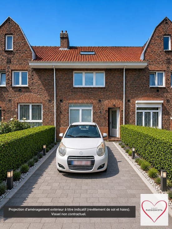 Beautiful 3-bedroom house renovated in 2025 with garden.