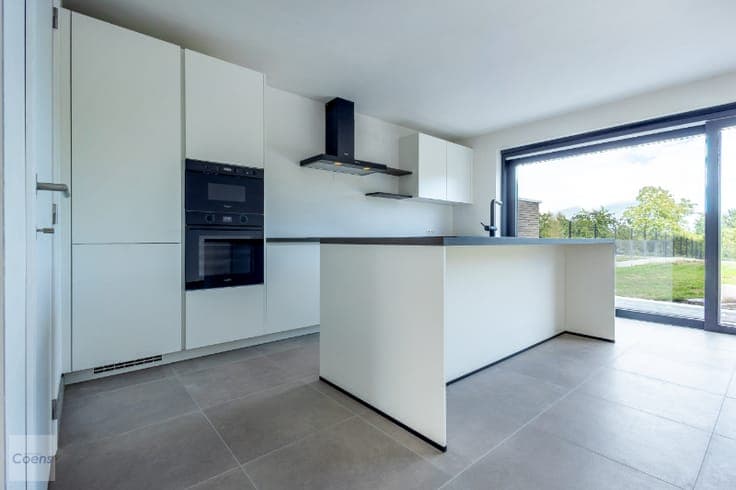 Nieuwbouwwoning met tuin en weide in Everbeek