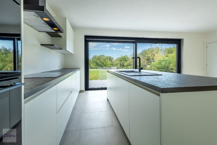 Nieuwbouwwoning met tuin en weide in Everbeek