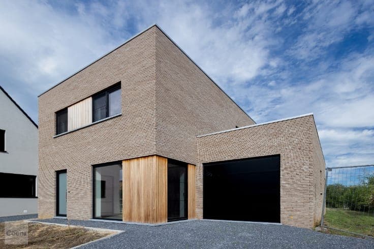 Nieuwbouwwoning met tuin en weide in Everbeek
