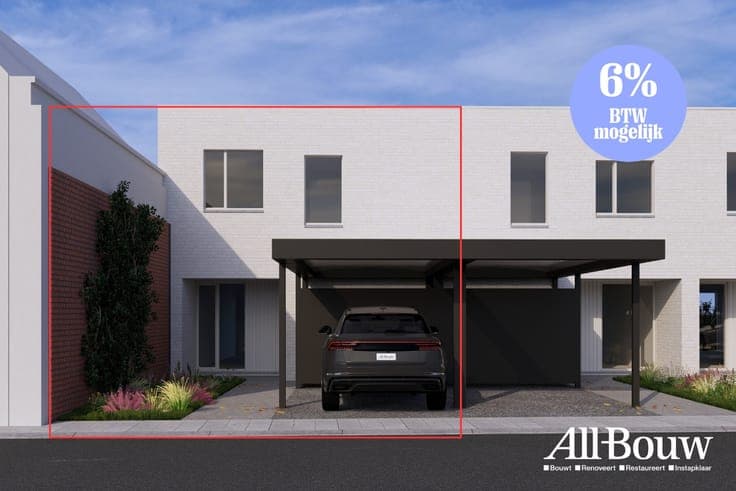 Instapklare half-open woningen in Wevelgem