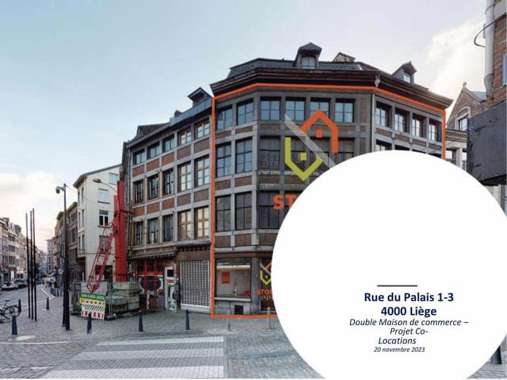 MIXED-USE BUILDING in need of renovation