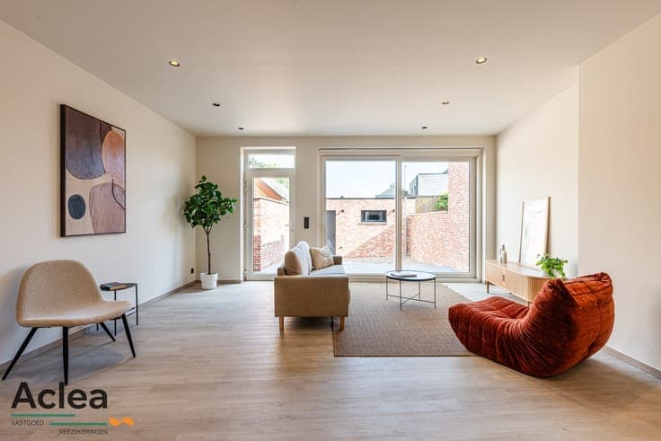 Ruime woning in het centrum van Kaprijke