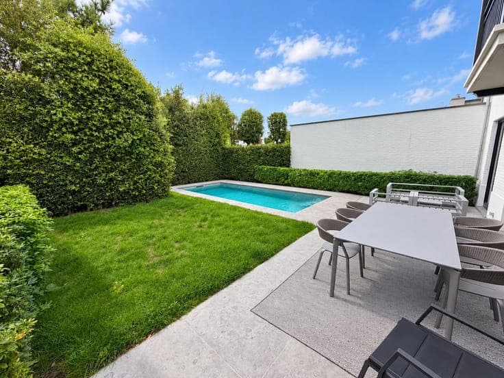 Recent semi-detached villa for sale at Oude Molen in Knokke