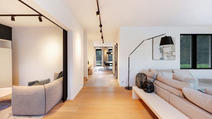 Recent semi-detached villa for sale at Oude Molen in Knokke