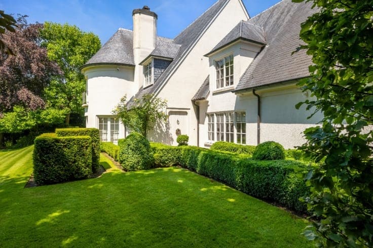 Exclusieve villa in het Leiepark met zicht op de Leie en ...