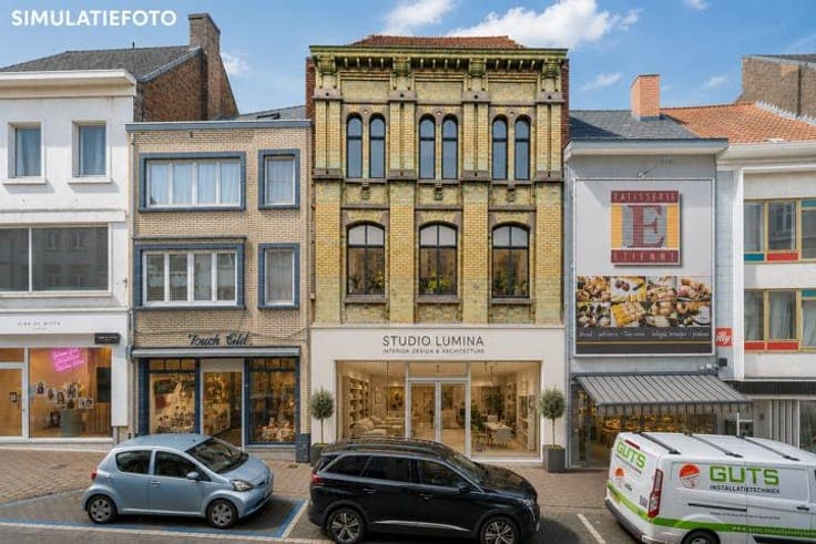 Property with commercial ground floor in prime location