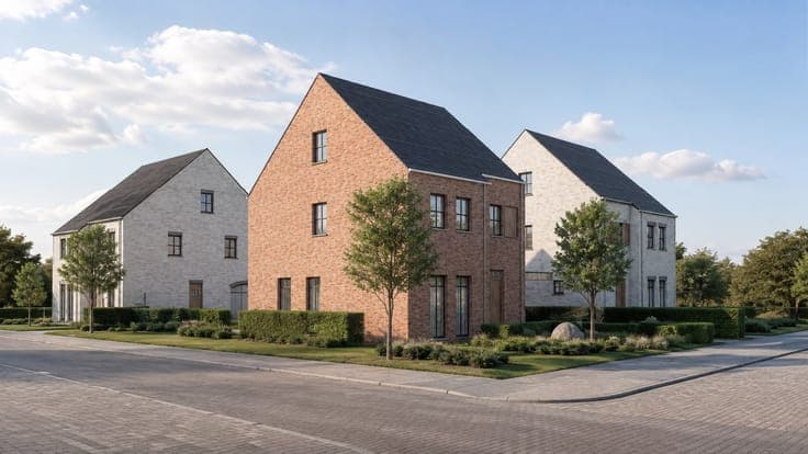 LANDELIJKE BEN-NIEUWBOUWWONING OP 554 M² MET 3 SLAAPKAMER...