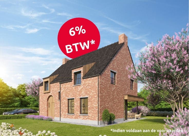 Prachtige nieuw te bouwen woning Roeselare/Beveren - 6% b...