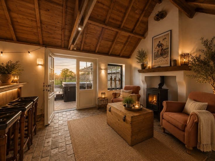 Extremely charming semi-detached house with expansive views