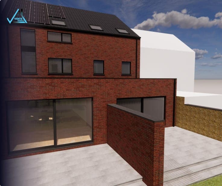 New 3 bedroom house with garden and garage – 6% VAT.