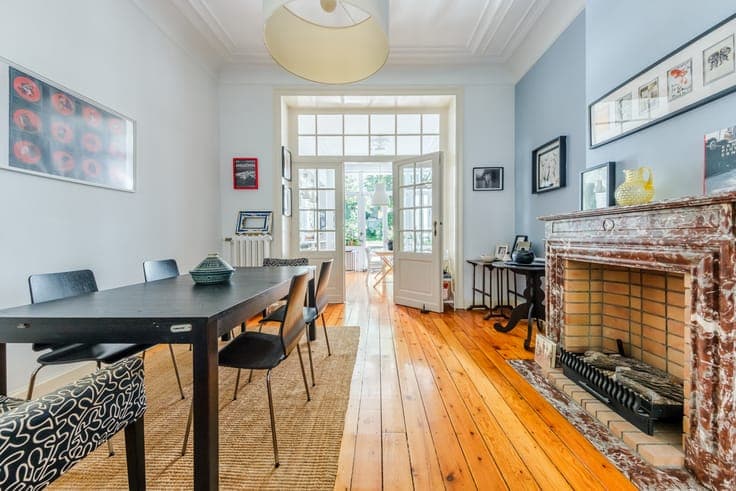 Schaerbeek, beautiful townhouse with garden and garage box