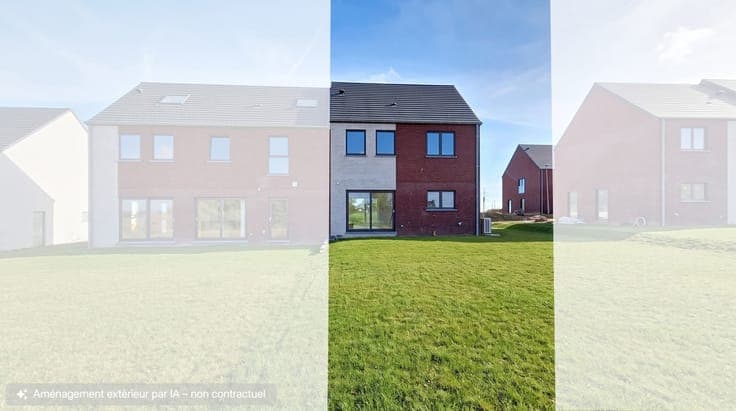 North-West facing house – Heat pump + panels