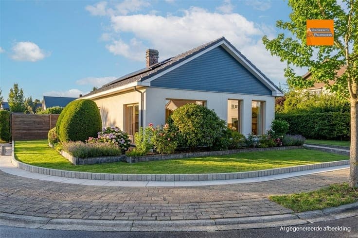 Spacious bungalow with a large garden, located in a quiet, f