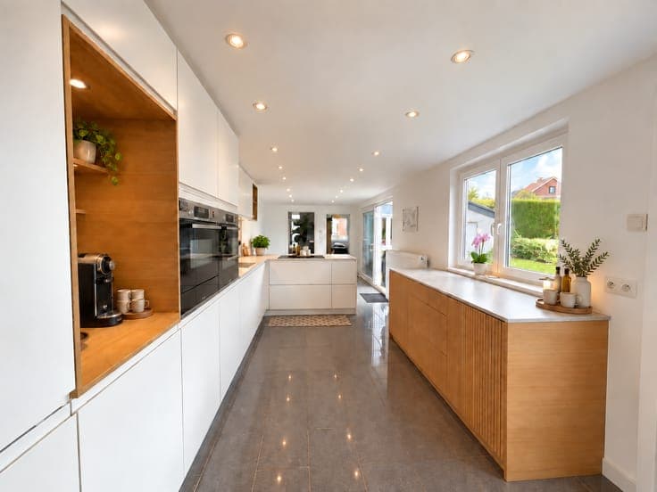 Beautifully renovated townhouse with garage and garden