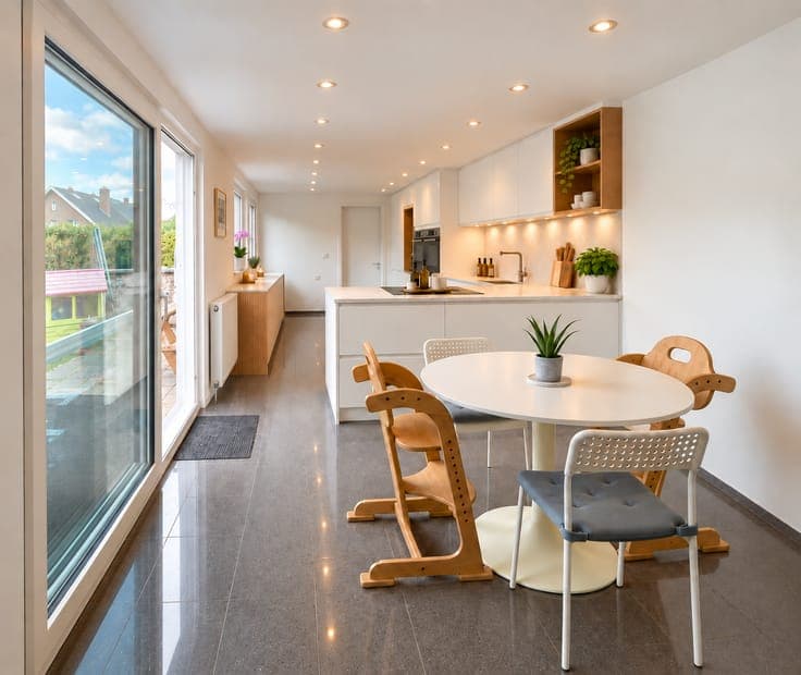 Beautifully renovated townhouse with garage and garden