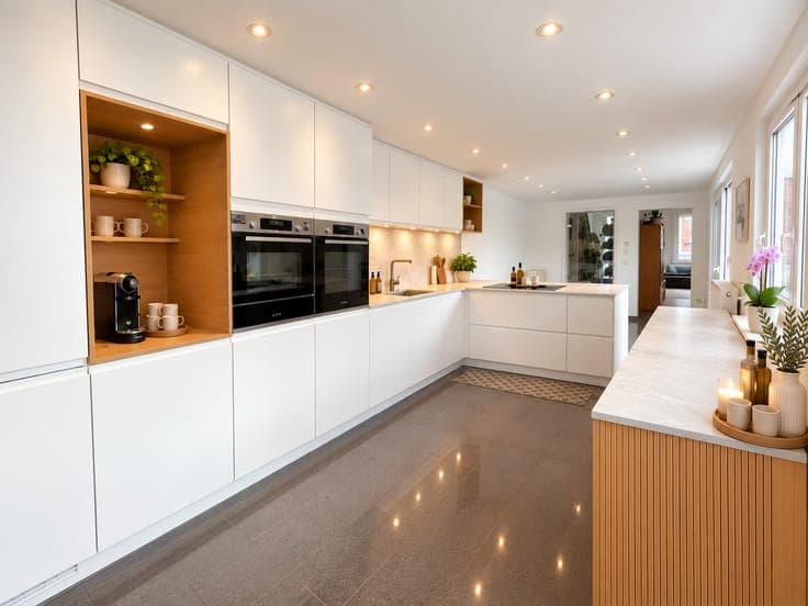 Beautifully renovated townhouse with garage and garden