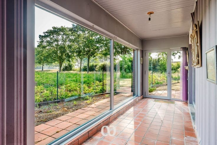 Renovated house with stunning views over agricultural area.