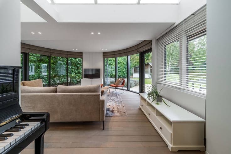 Architectural villa with beautiful garden for sale in Torhou