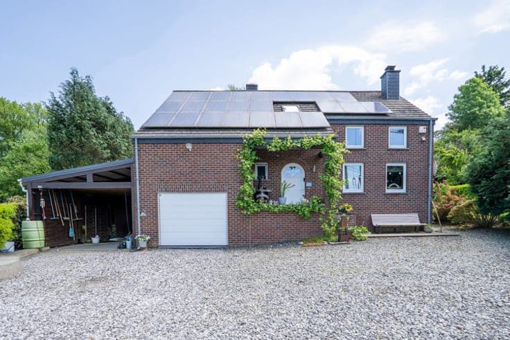 A beautiful family home with views of the countryside